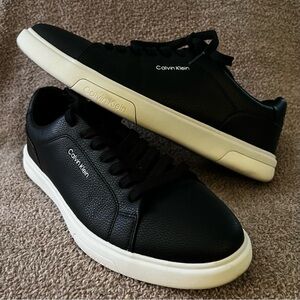 CALVIN KLEIN CASUAL SNEAKERS BLACK AND WHITE MENS 11
